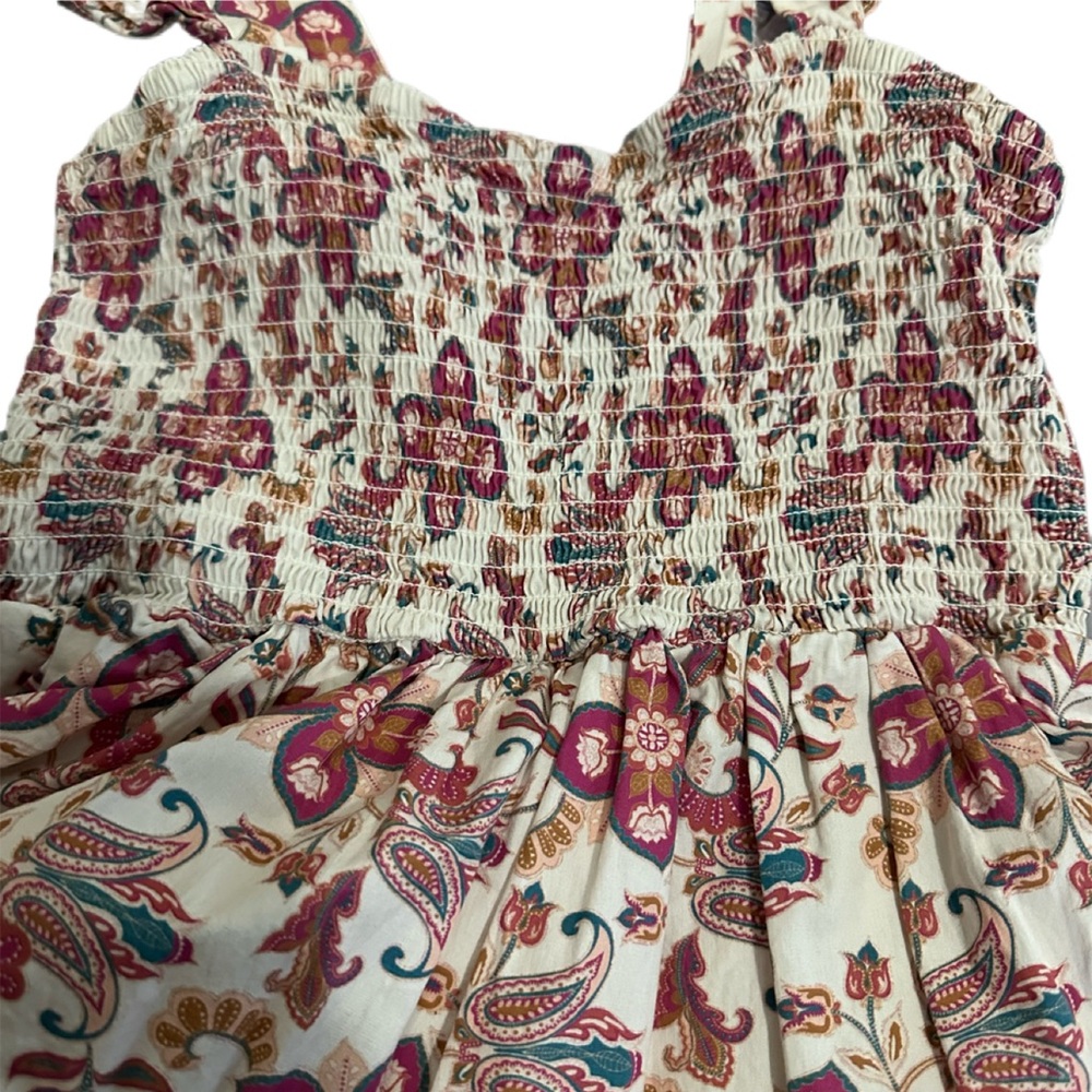 Anthropologie FOREVER THAT GIRL Floral Sweetheart -Bohemian Mini Dress/Size: XXS - Picture 5 of 12